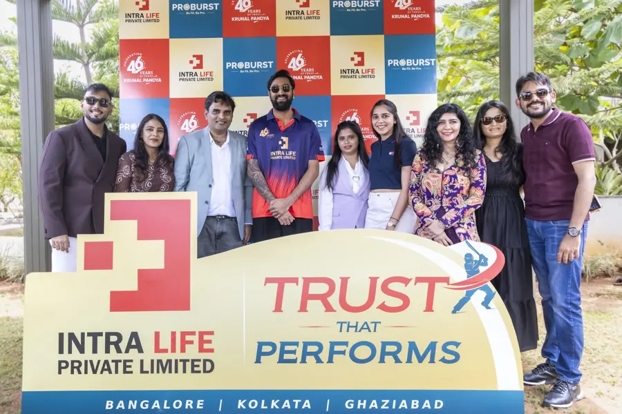 Krunal Pandya - Intra Life brand ambassador