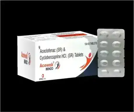 ACEWOK-BENZO TABS. official Intra Life product image