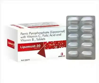LIPOMUST-30 TABLETS official Intra Life product image