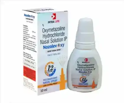 NOZOLEV OXY ADULT NASAL SPRAY official Intra Life product image