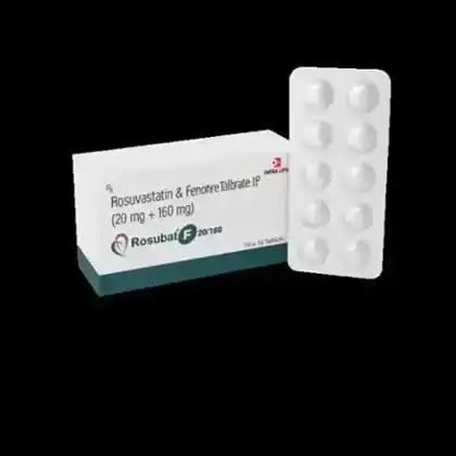 ROSUBAT-F 20/160 tab official Intra Life product image