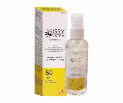 SISSY XTRA Sunscreen Gel official Intra Life product image
