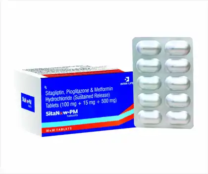 SITANOW-PM TABLETS official Intra Life product image