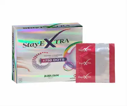 STAYEXTRA CONDOM (BUBBLE GUM FLAVOR) official Intra Life product image