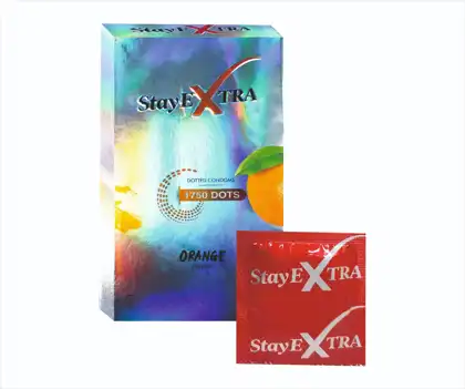 STAYEXTRA CONDOM (ORANGE FLAVOR) official Intra Life product image