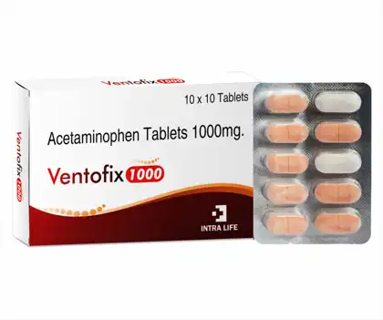 VENTOFIX-1000 Tablets official Intra Life product image