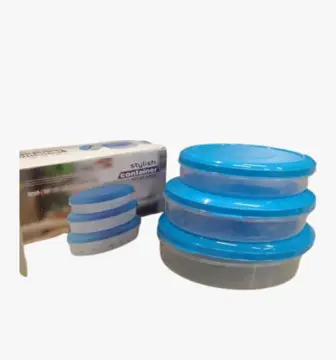 3 PCS Set Plastic Container - Intra Life promotional gift
