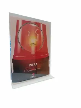 ILPL ACRYLIC A-5 RED DISPLAY STAND - Intra Life promotional gift