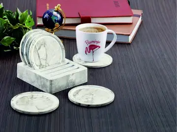 TEA CUP COASTER 6PC SET - Intra Life promotional gift