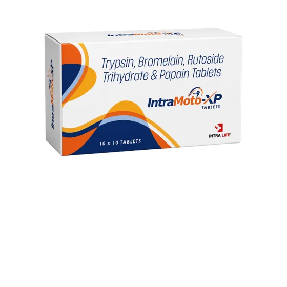 Intramoto-Xp Tabs tab - Trypsin by Intra Life