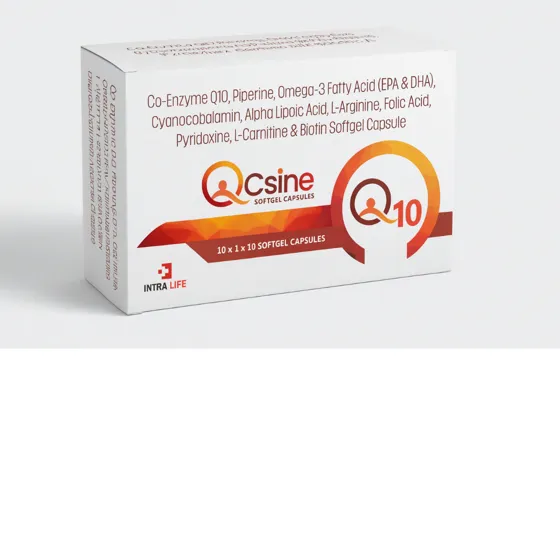 Qcsine-Softgel Tab - Co Enzyme Q by Intra Life