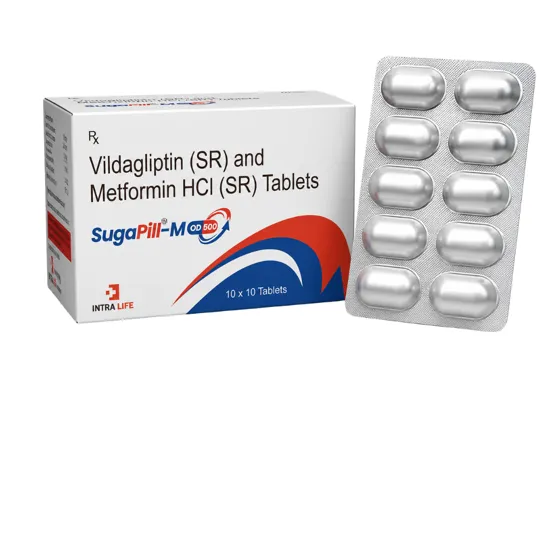 Sugapill-M Od 500 Tab -  by Intra Life