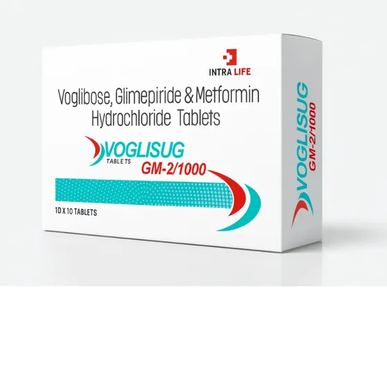 Voglisug-Gm-2/1000 Tabs Tab - Voglibose by Intra Life