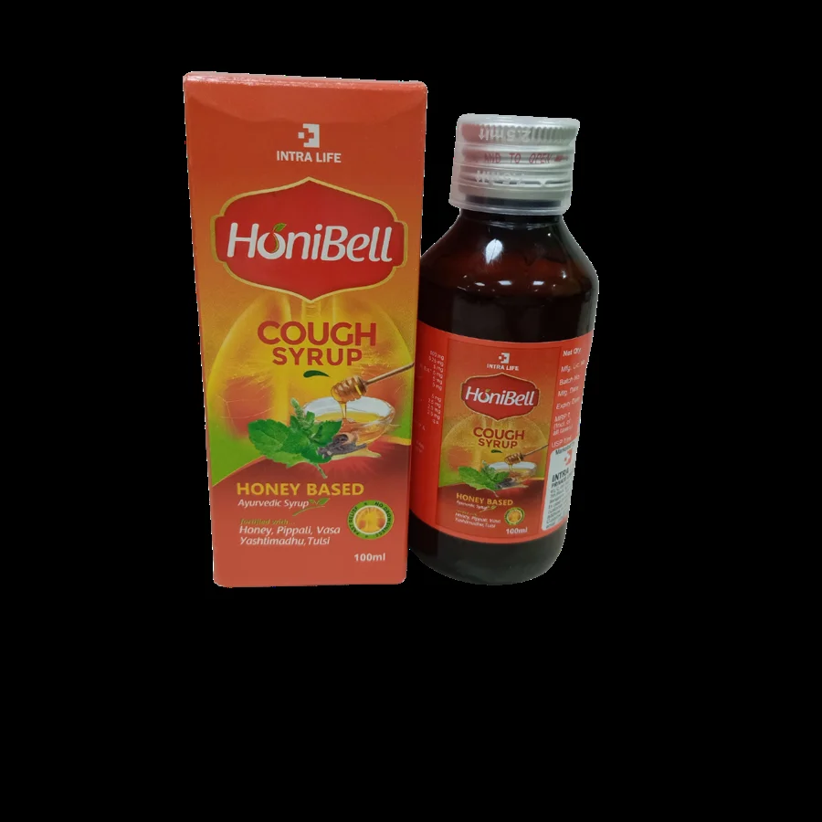 HoniBelll Syrup product pack from Intra Life
